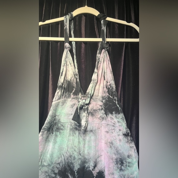 Tie dye jungle hippie jumpsuit. Long small. - Picture 7 of 7